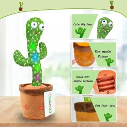Dancing Talking Cactus Plush Toy, Wriggle, Singing, Repeats What You Say-792-image-55