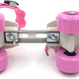 Designed Roller Skates with Break for Kids Adjustable Skating In-line Skates - Size 4 UK-image-48