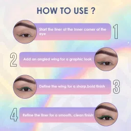 glam21 Eye Poppers Matte Eyeliner Intense Pigment Smudge & Waterproof Color Pen Style 0.55 g image 4