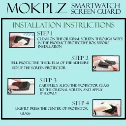 MOKPLZ Screen Guard for FIRE BOLTT ULTIMATE SMARTWATCH image 3