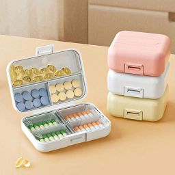 7 Days Pill Storage Medicine Box Pill Medicine Organizer Storage Box with 7 Compartments (Pack of 1) Pill Box-6
