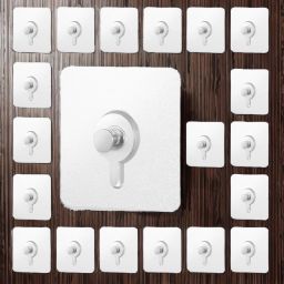 Wall Hooks Without Drilling Hooks for Bathroom, Kitchen & Office Photo frame Hook 20-image-33