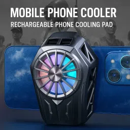 MOOZMOB Portable Rechargeable Semiconductor Radiator Mobile Phone Heating Cooling Fan 1 Fan Ergonomic Cooling Pad-image-75