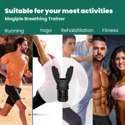dwiti enterprise Breathing Trainer & Lung Capacity Exercise Device Portable Muscle Trainer, Exercise Trainer with Resistance image 4