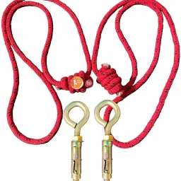 Iyengar Yoga Ropes [[ Cotton ]] (Set of Two Ropes) Pink-16