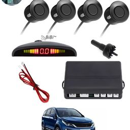 ccmm Black Reverse 4Pcs Parking Sensor With Led Display/Buzzer For Car-139 Universal Black Increased Safety 4pcs Sensor For Vehicle-139 Parking Sensor-picture-41