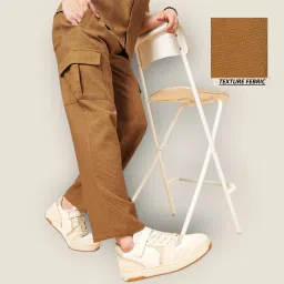 Men Solid Brown Track Pants-image-36