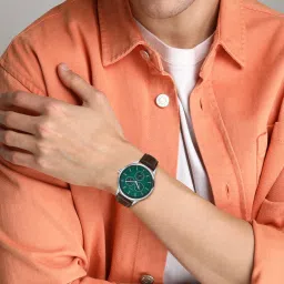 timex Multi Function Green Dial Analog Watch- For Men TWEG184SMU14 image 4