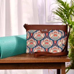 Blue Women Sling Bag Kovil Blue Harmony Sling Bag-image-24