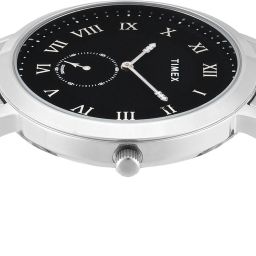 timex 2Hands, Small Second Black Dial Analog Watch - For Men TWEG27501 image 5