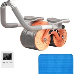 Roller Wheel Exercise with Elbow Support, Automatic Rebound Ab Exerciser-image-80