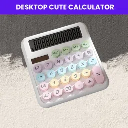 Desktop Calculator, 12-Digit Large LCD and Large Buttons for Office, Homes Y378 Basic Calculator-image-80