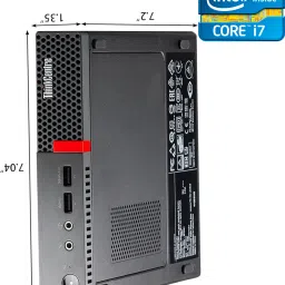 NCS Core i7 - 6700 [4 Cores, 8 Threads, 3.40 GHz] - ThinkCentre Micro CPU [LHF] Lenovo Tiny PC - Intel® Core™ i7 (6th Gen) [4 Cores, 8 Threads] (32 GB RAM/Intel Ultra HD 530 Graphics/1 TB SSD Capacity/Windows 11 Pro) Microtower with MS Office-picture-4