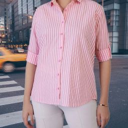 Women Regular Fit Striped Casual Shirt-image-16