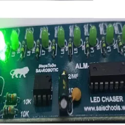 ALM 720 A 10 CHANNEL CHASER LED Chaser Circuit Board Electronic Components Electronic Components Electronic Hobby Kit-image-7