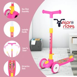 3 WHEELS KIDS SCOOTER HEIGHT ADJUSTMENT Kids Scooter PINK-41