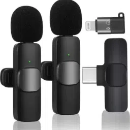 PICSTAR K9 Dual collar Mic Noise Cancellation wireless Microphone iPhone/Android phones Camera Microphone-24