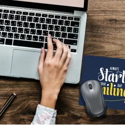 SMULY Printed Designer Anti Skid, Thick Non-Slip Rubber Base Mouse Pad COMBO PACK OF 2Compatible with Computer, Laptops, PC, Home & Office Mousepad HD Quality Mousepad image 2