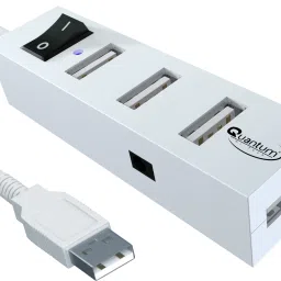 QUANTUM QHM 7307 Wired Mini Keyboard + QHM 222 Wired Optical Mouse + 6660 USB HUB Combo Set image 5