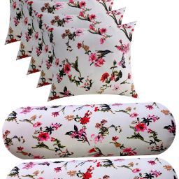 Microfibre Floral Cushion Pack of 7-image-92