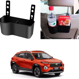 (FT-07) Back Seat Cup Holder and Storage Box For Toyota Taisor Tray Table-picture-27