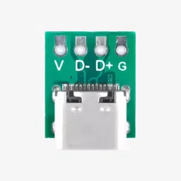 USB 3.1 Female Socket Type-C Connector 4-Pin Breakout PCB Board image 2