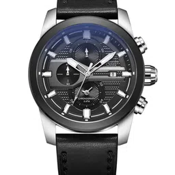 Alexandre Christie Men Dial & Leather Bracelet Style Straps Analogue Watch 6562MCLTBBA-image-65