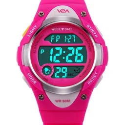 V2A Girls Digital Multi Function Watch V2A-1077-Pink-02-2