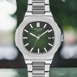 Lee Cooper Men Brass Stainless Steel Bracelet Style Straps Analogue Watch LC07368.370-image-82