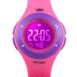 V2A Girls Digital Multi Function Watch V2A-1455-pink-02-22
