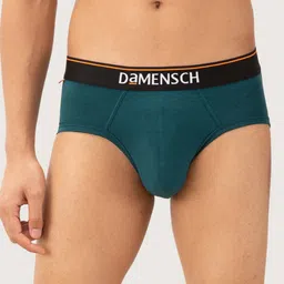 DAMENSCH Men Green Deo Anti Bacterial Cotton Solid Briefs DAM-CTS-B-IRB-image-116