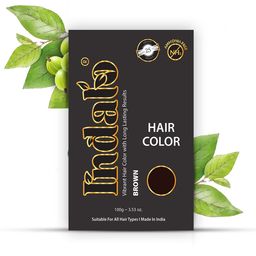 INDALO Set of 2 Ammonia-Free Vibrant Hair Color with Natural Ingredients 100g Each - Brown-image-79