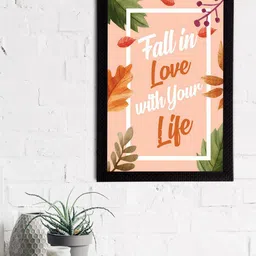 eCraftIndia Pink Motivational Quote Satin Matt Textured UV Art Paintings-image-42