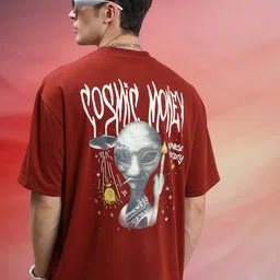 HIGHLANDER Unisex Typography Printed Oversized T-Shirt-image-22