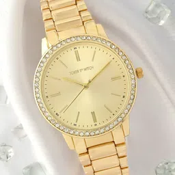 JOKER & WITCH Women Gold-Toned Dial & Stainless Steel Straps Analogue Watch-57