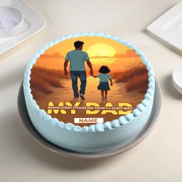 Best Papa Ever Photo Cake-image-96