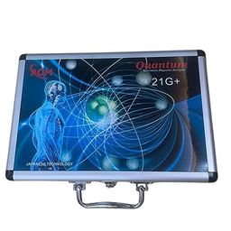 21g+ Quantum Body Analyzer Latest Technology Machine for Full Body Check Up Body Fat Check Machine German Technology (WITH THEARPY) Stimulation Rubber Handle, Slipper and Electro Patch, Multicolour image 2