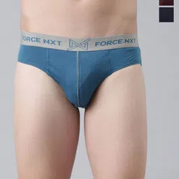 Force NXT Pack Of 3 Assorted Anti Microbial Basic Briefs MNFF-117-R3-ASST-C2-PO3-picture-6