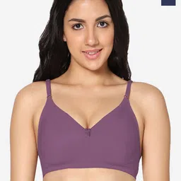 In Care Pack Of 2 Full Coverage Non Padded Pure Cotton T-shirt Bras With All Day Comfort-picture-38