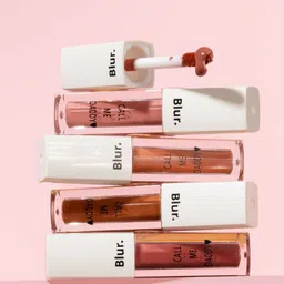 BLUR INDIA Set Of 4 Call Me Daddy Mini Liquid Lipstick - 2.5 ml Each - Combo A001-39