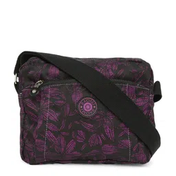 BAOMI Black Printed Structured Sling Bag-19