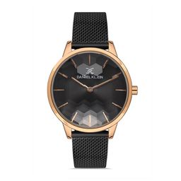 Daniel Klein Premium Women Black Printed Dial & Black Bracelet Straps Analogue Watch-image-100
