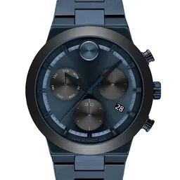 MOVADO Men Stainless Steel Bracelet Style Straps Analogue Chronograph Watch 3600859-20