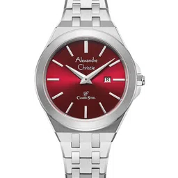 Alexandre Christie Women Dial Reset Time Bracelet Style Straps Analogue Watch 8700LDBSSRE-image-29