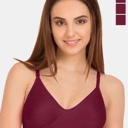 Tweens Set Of 3 Full Coverage Lightly Padded Cotton Minimizer Bra With All Day Comfort-picture-16