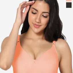 In Care Pack Of 2 Full Coverage Non Padded Pure Cotton Everyday Bra With All Day Comfort-picture-15