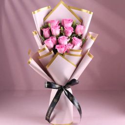 Pink Roses In Poise-image-77