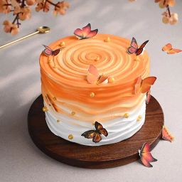 Ombre Effect Butterfly Cake-image-43