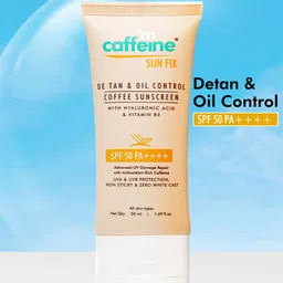 MCaffeine Naked & Raw Coffee Sunscreen Lotion SPF 50 PA++ 50 ml-7