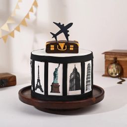 Bon Voyage Celebration Cake-image-1
